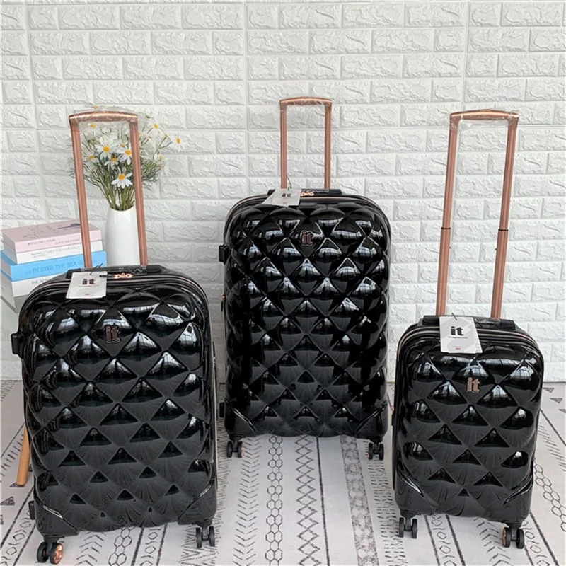 a set of 3 CARRYLOVE 2" 24" 2" дюймов spinner ABS расширитель 3 шт. чехол на колесиках Набор роликов набор дорожных чемоданов для путешествий - Цвет: a set of 3