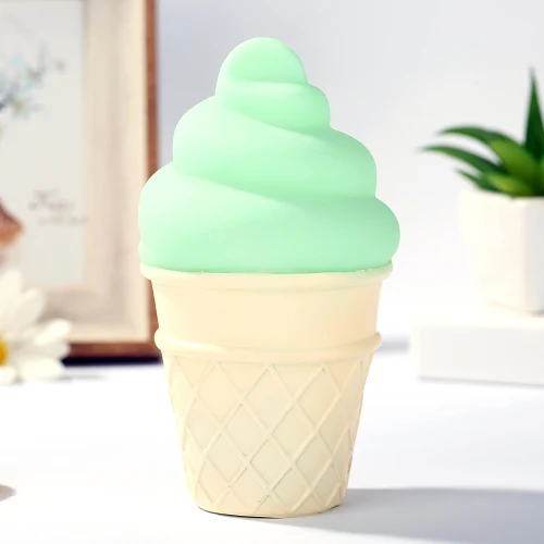 Green Ice cream 3D светильник Единорог настроение светильник 3d Детский Единорог ночной Светильник СВЕТОДИОДНЫЙ детские игрушки светильник Единорог подарки на Рождество Хэллоуин для ребенка - Испускаемый цвет: Green Ice cream