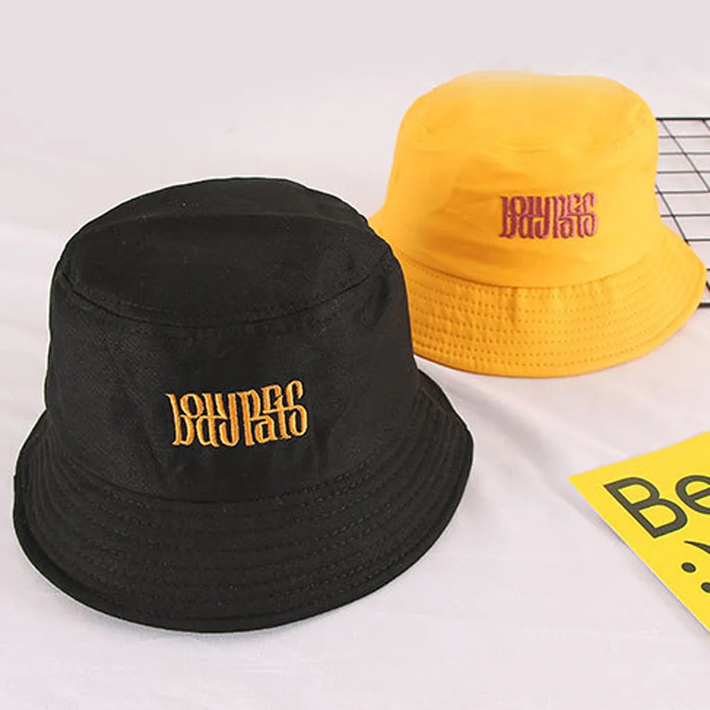 Мужская и женская Рыбацкая шляпа ведро с вышивкой шапка для бассейна путешествий Солнцезащитная альпинизма