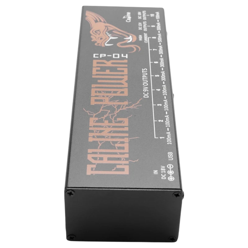 Caline Cp-04 блок питания для гитары 10 изолированных выходных мощностей тюнер защита