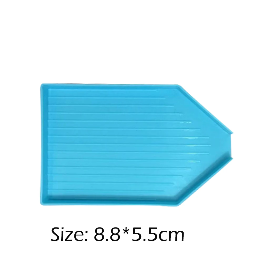 5D инструменты для вышивки картин со стразами новый синий лоток квадратных