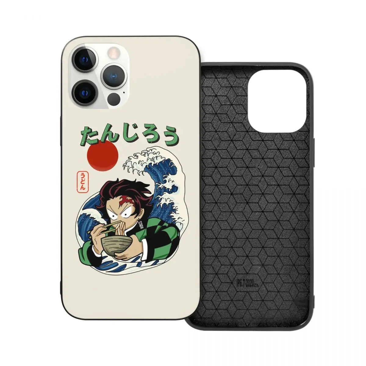 

Demon Slayer PC Glass TPU Phone Case for iPhone 13 12 11 Xs Xr X Pro Max Mini 7 8 Se2 Plus 6 6S