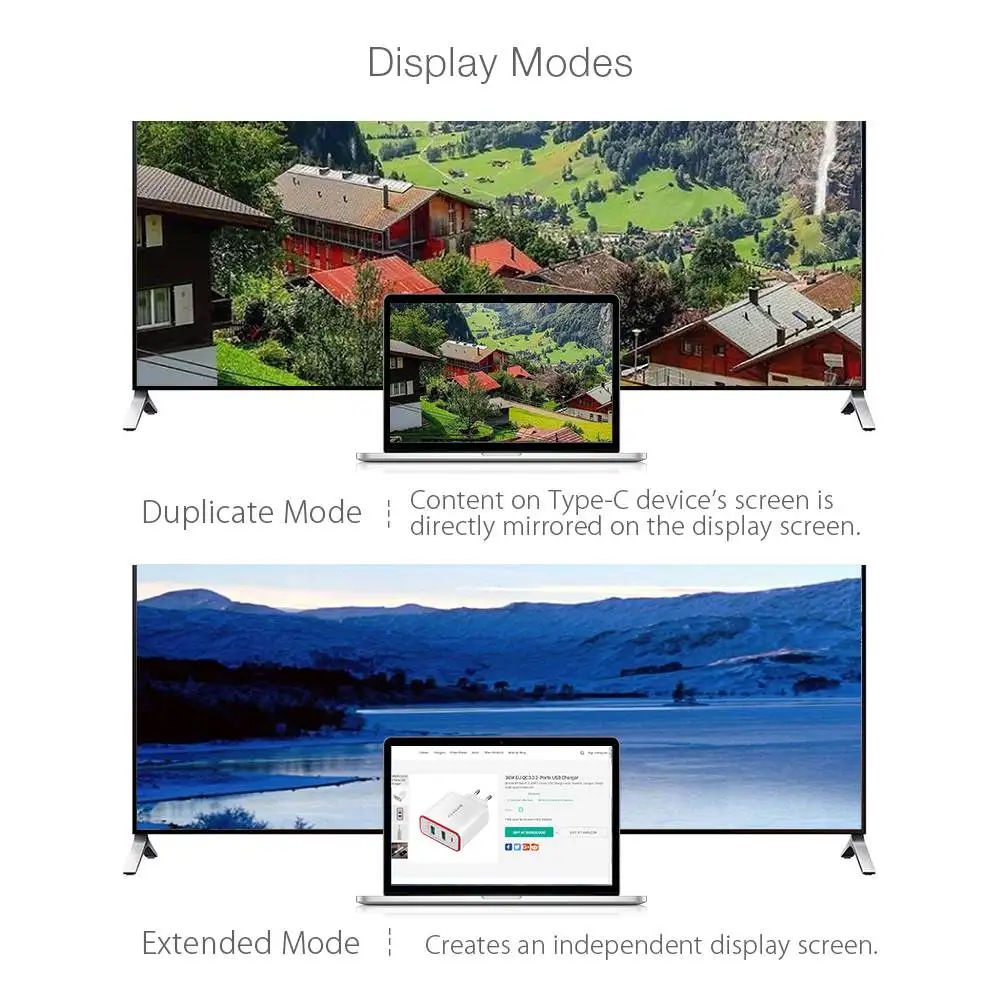BlitzWolf usb type C к hdmi-кабель, адаптер 4k 1080P USB к HDMI адаптер для мужчин и женщин конвертер для ПК компьютер ТВ смартфон