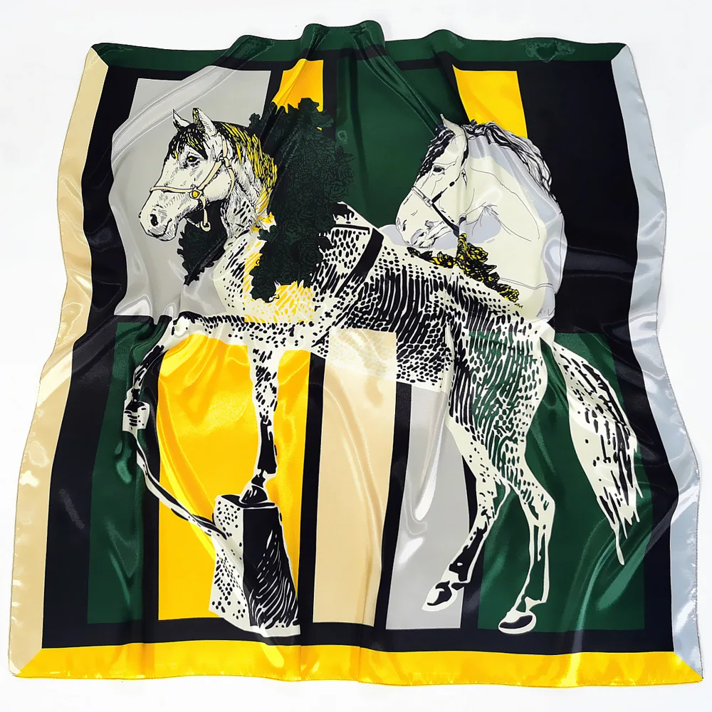 

Шарф женский из полиэстера и шелка, 90 см