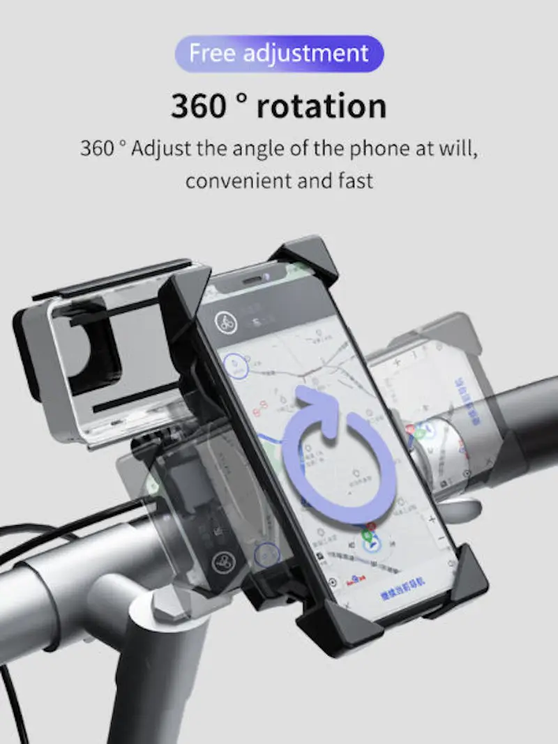 

Bike phone Holder for Gopro Camera Bicycle mount Quick installation Motorcycle Mobile Phone mount for 4-6.5 inch smartphones
