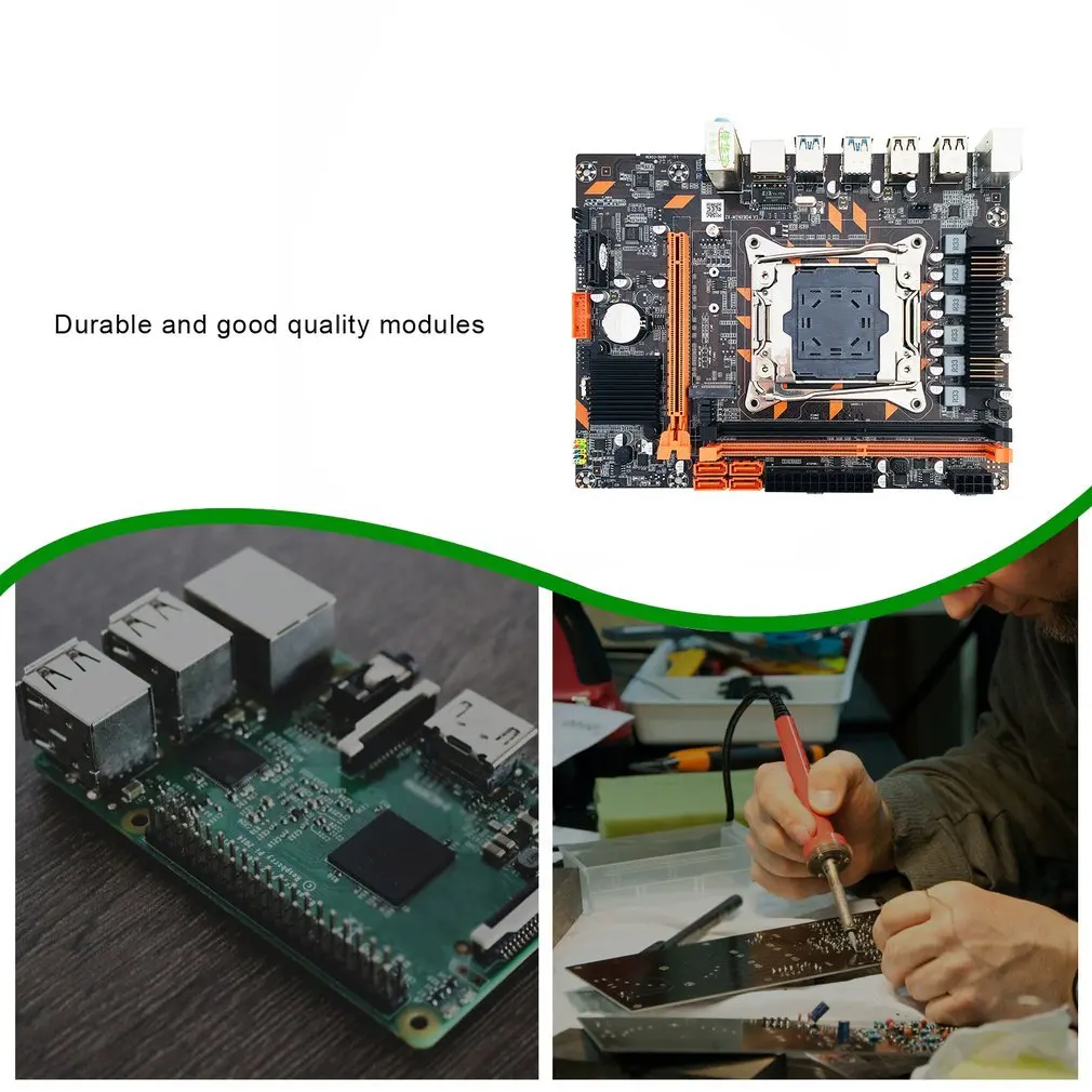 

X99 DDR4 Motherboard Slot LGA2011-3 USB3.0 NVME M.2 SSD Support DDR4 Memory And Xeon E5 V3 Processor D4 RAM