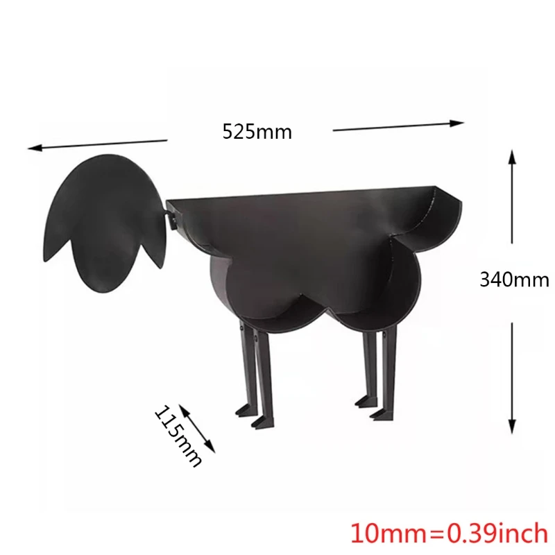 

Sheep/Dog Toilet Paper Roll Holder - Metal Wall Mounted or Free Standing Bathroo