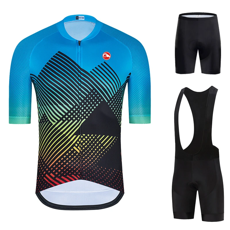 

2021 Summer Cycling Clothing Racing Bicycle Clothes Suit Quick-Dry Mountain Bike Cycling Jersey Set Ropa Ciclismo Bike Clothing