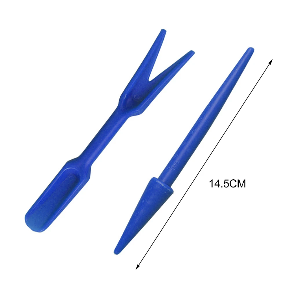 

2pcs Sowing Succulents Transplanting Seedlings Cultivation Planting Tools Bonsai Fertilizer Drilling Punchers Garden Planter Lif