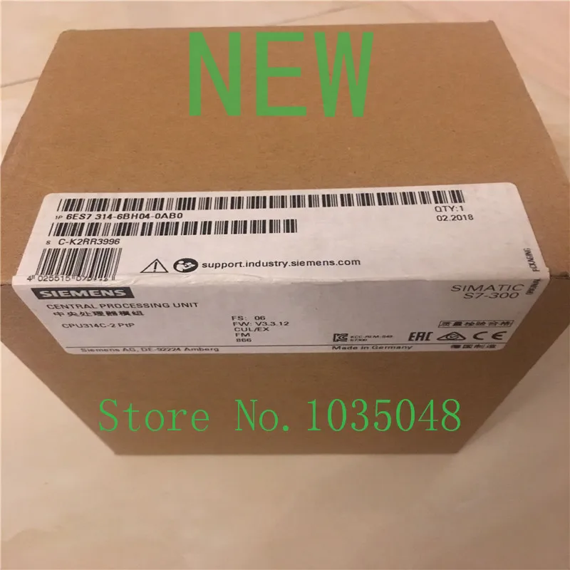 

1PC 6ES7314-6BH04-0AB0 6ES7 314-6BH04-0AB0 Brand new and Original