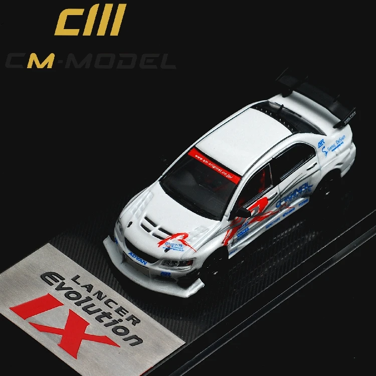 CM модель 1:64 Mitsubishi Lancer Evolution IX жемчужная белая автомобиля|Наземный транспорт| |