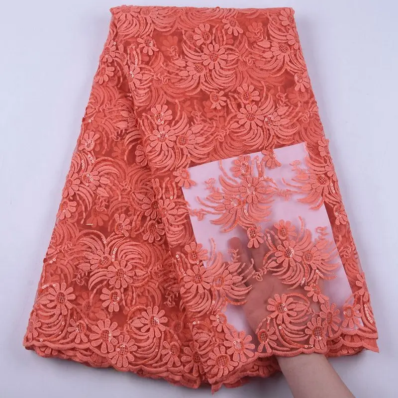 Африканская кружевная ткань 2020 Высокое качество чистый белый французский Тюль с