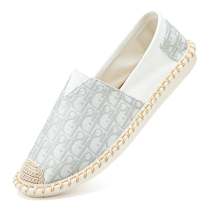 

Mysterious Totem Comfort Breathable Espadrilles Man Light Slip-on Cloth Shoes Street Trendy Designer Casual Shoes Walk Feetwear