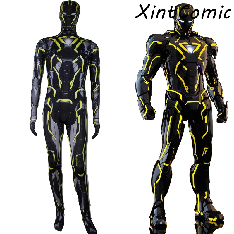 Костюм Железный человек 2 Tron Legacy 0 для взрослых и детей косплей светильник Of Speed Huang