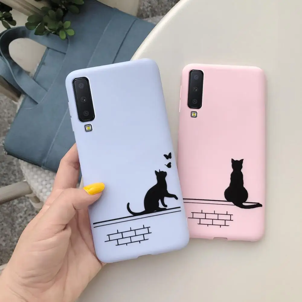 Мягкий силиконовый чехол 6 0 дюйма для Samsung A7 2018 чехлы Galaxy A 7 A750F телефона сумка Coque |