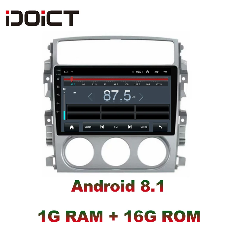 Автомобильный DVD плеер IDOICT Android 8 1 GPS навигация мультимедиа для Suzuki Liana radio 2007 2013