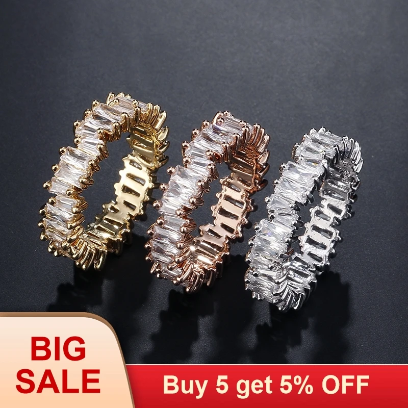 Тонкое кольцо T брендовые обручальные кольца ручной работы AAA Cz для женщин модные