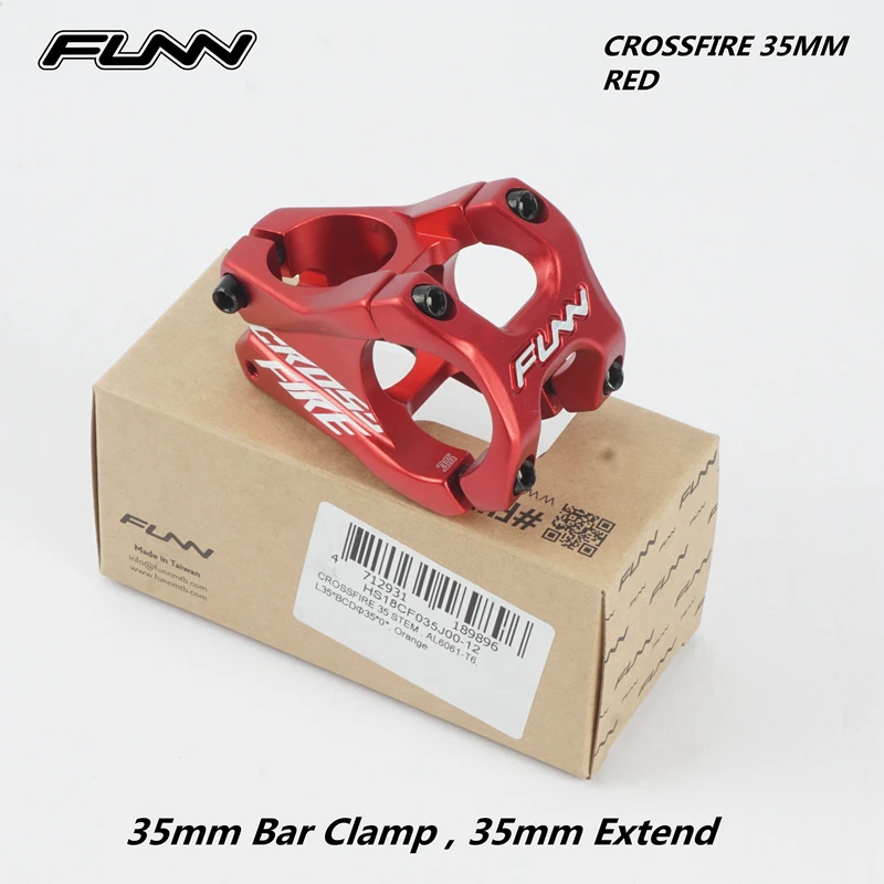 Вынос руля горного велосипеда FUNN CROSSFIRE 35 мм из сплава 3D Кованый Зажим CNC удлинение