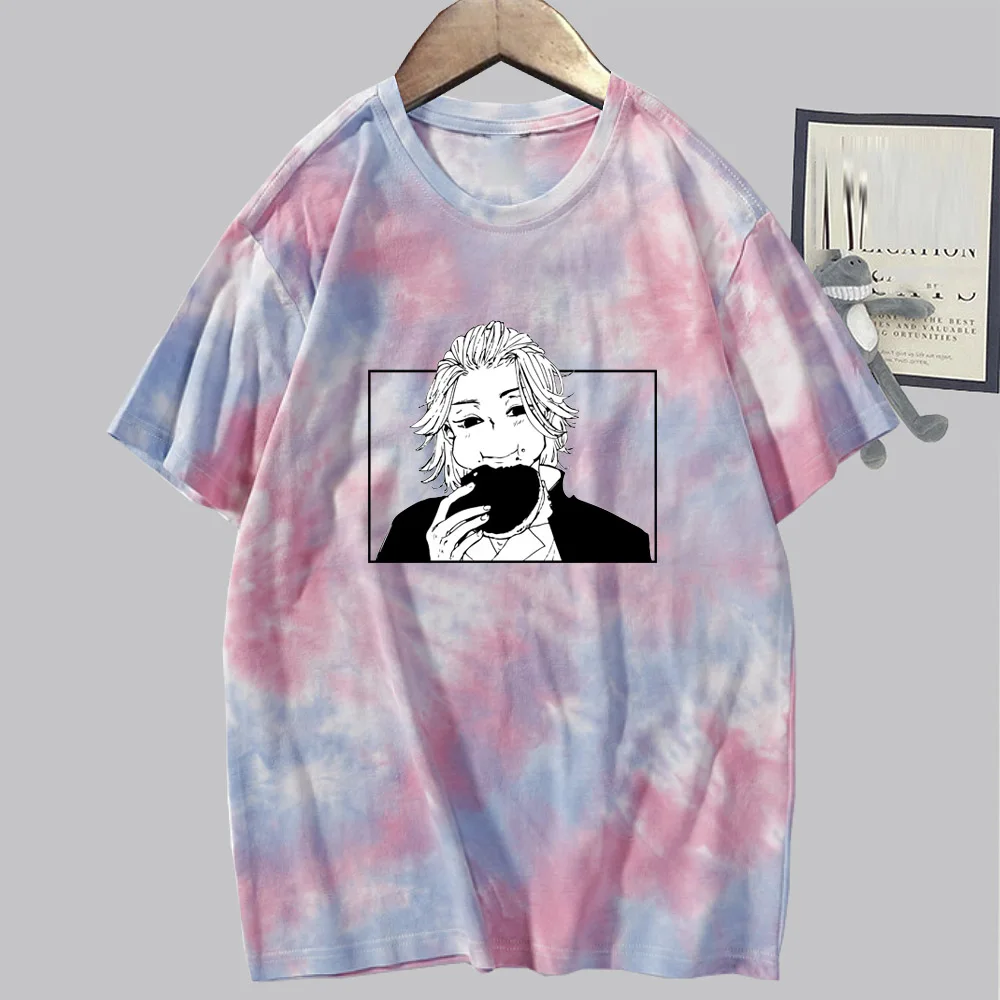 

Mikey Cartoon Print Top Tokyo Revengers T-Shirts Unisex Loose Tshirt