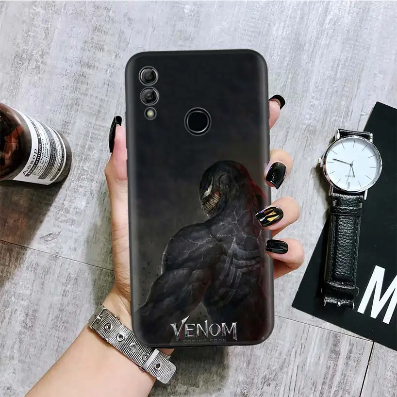 BA078-9 Чудо-яд супер герой черная крышка чехол для телефона для huawei Y9 Y5 Y6 Y7 Honor 10 9 Lite 9X8X8 S 8A фотоаппаратов моментальной печати 7S 7A 10i 20i V20 Coque C - Цвет: BA078-9