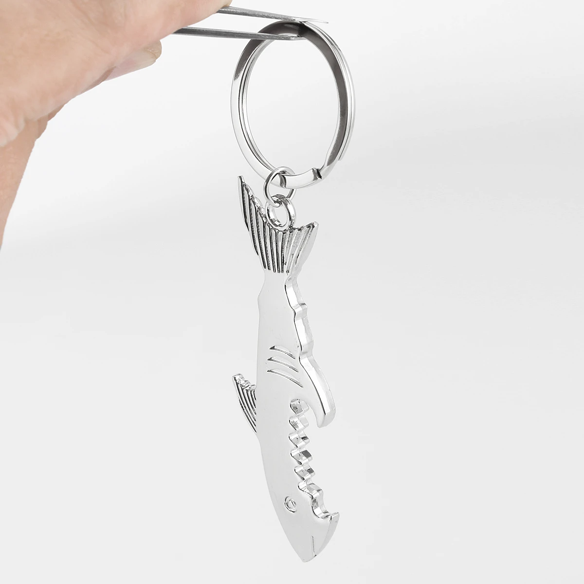 1 шт. креативный открывалка для бутылок из нержавеющей стали в форме акулы