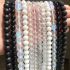 Бусины Из Натурального белого черного оникса, агата, кошачьего глаза, лабрадорита, круглые свободные бусины для самостоятельного изготовления ювелирных изделий, браслеты с подвесками, серьги 15 дюймов