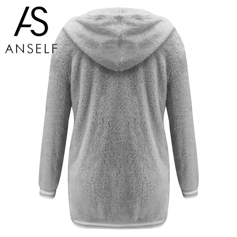 Женская толстовка с капюшоном Куртка Теплая Флисовая длинными рукавами осенне