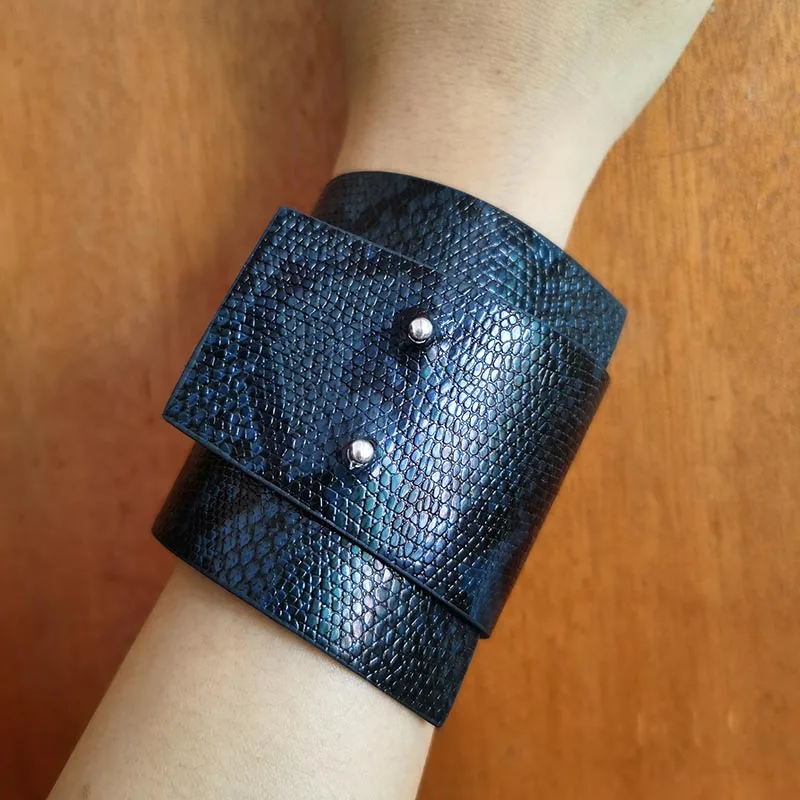 2020 трещин и кожаным ремешком браслет для женщин ювелирные изделия 5 цветов змеи