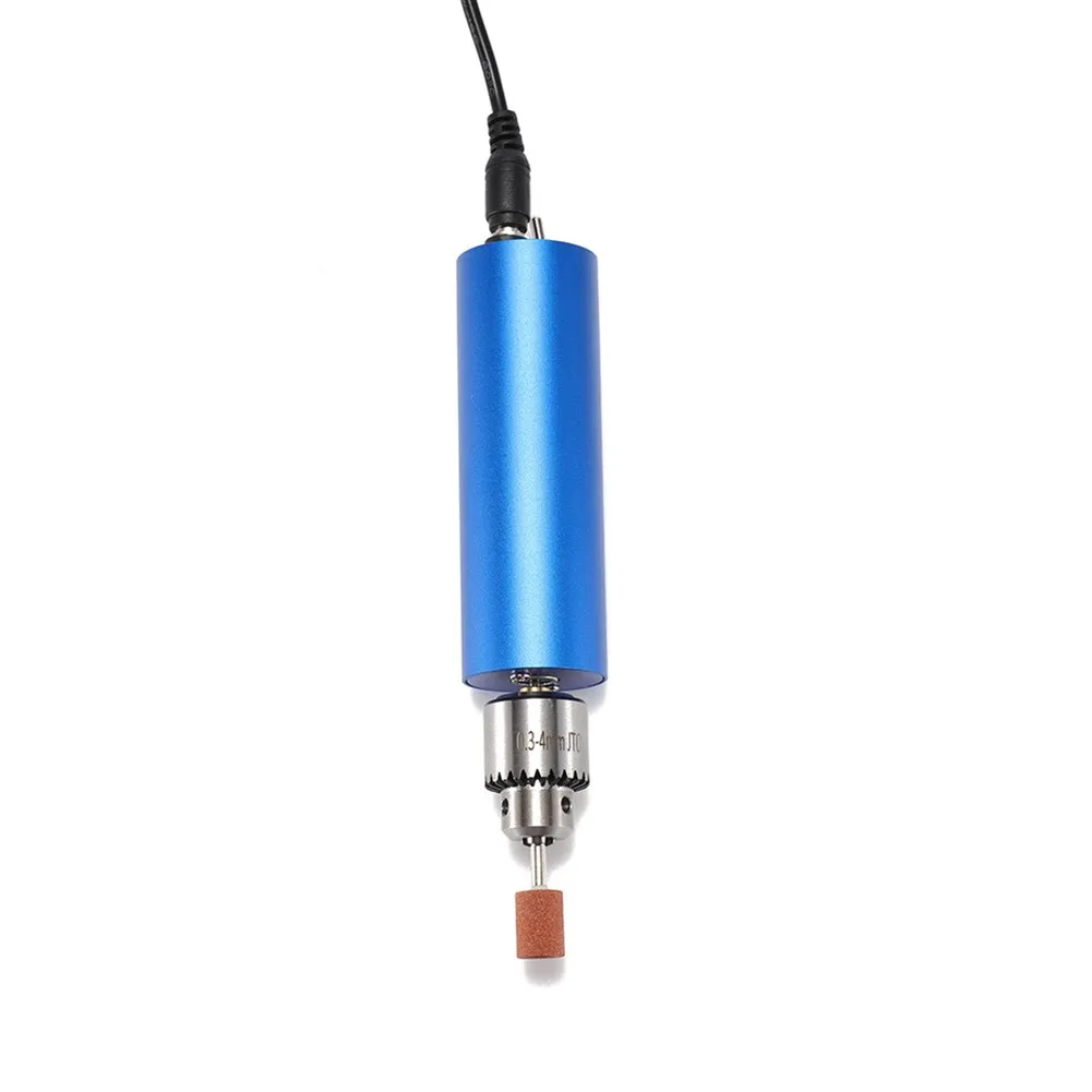 

Adjustable Handheld Electric Drill DC3V-12V Motor Compact Drilling Set 0.3-4mm Chucks DIY Woodworking Tools Portable Fast Ship