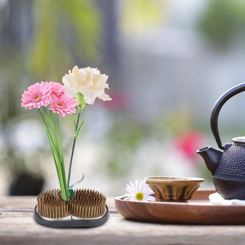 1 шт. медная игла для фиксации цветов в форме Солнца и Луны | Дом сад