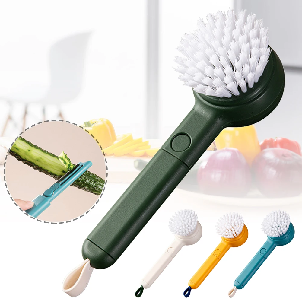 

Cooking Tools Kitchen Tools Multi-functional 2 In 1 Fruit Vegetable Brush Easy Cleaning Brush for Potato Kitchen Home Gadgets
