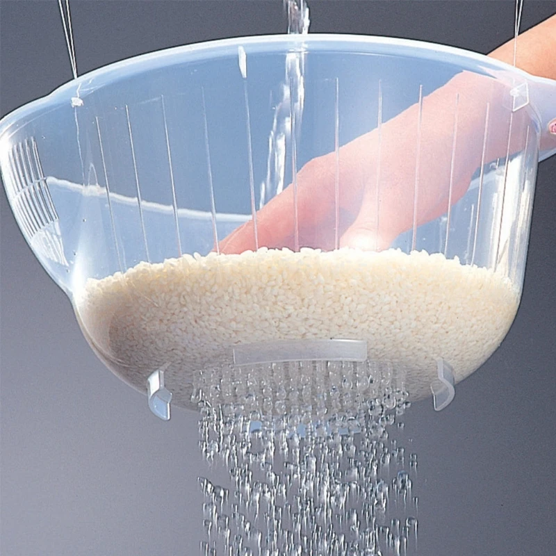 

Кухонные принадлежности Креативный дизайн чаша для мытья риса с боковыми и нижними сливками Высококачественные Пищевые кухонные инструме...