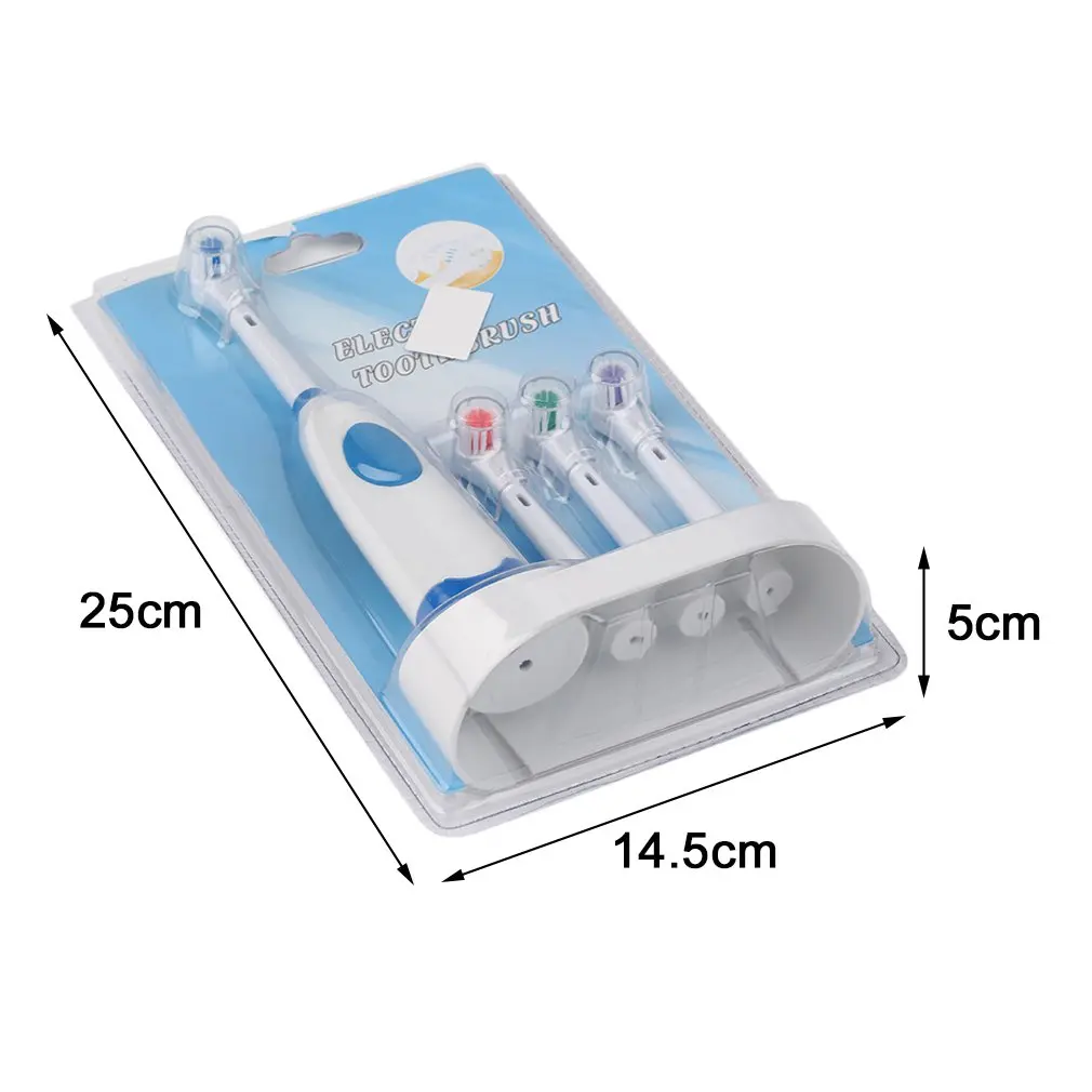 

PE003 Portable Battery Operated Electric Toothbrush Ultrasonic Sonic Rotary Electric Toothbrush Set