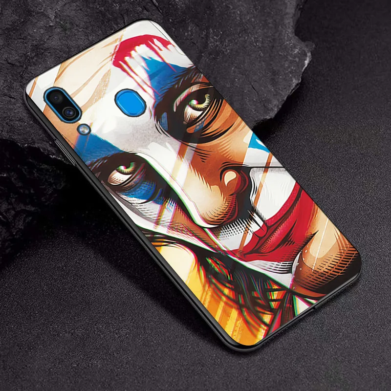 Крышка для samsung Galaxy A10 A20 A30 чехол Крышка героя Marvel из термопластика черный для samsung A50 A60 A70 A20E A40 A30S A50S A70S чехол для телефона