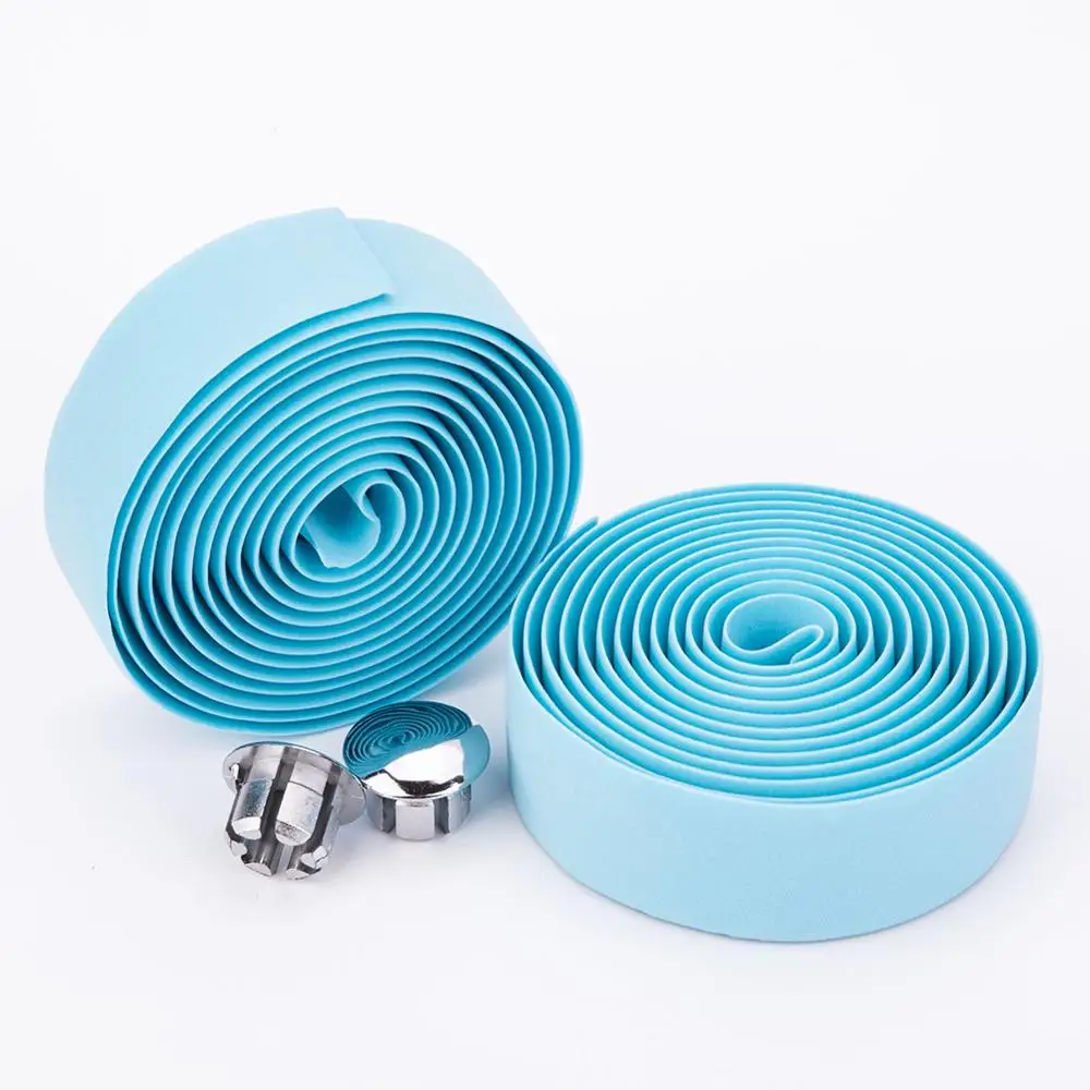 Лента для руля велосипеда однотонная нескользящая резиновая амортизирующая