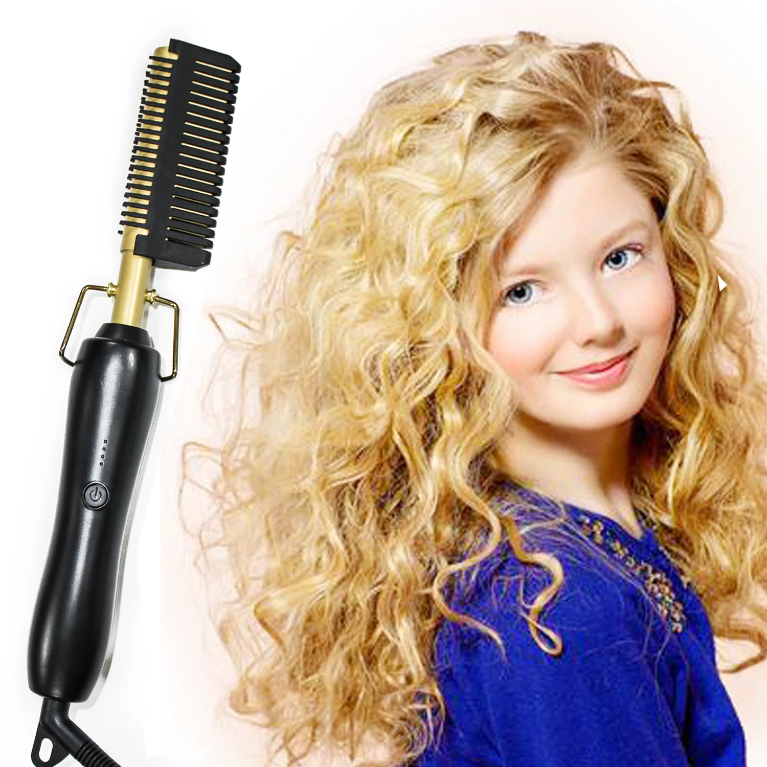 

Hair Straightener Flat Irons Hot Heating Smooth Ceramic Heating Temperature Multi-Function Corrugation Styling Curling Tools