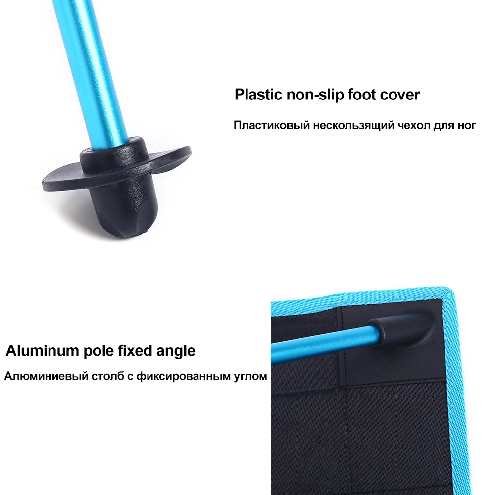 Алюминиевый легкий стол HooRu складной для рыбалки пикника пляжа портативный