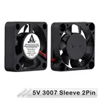 2 шт. Gdstime 30 мм 3 см 5 в 30 мм x 30 мм x 7 мм 2 контакта DC Бесщеточный мини-кулер охлаждающий вентилятор 3007
