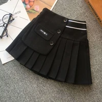 childrens wear girls pleated skirt 2020 autumn skirt pants short skirt middle and large childrens skirt college style skirt