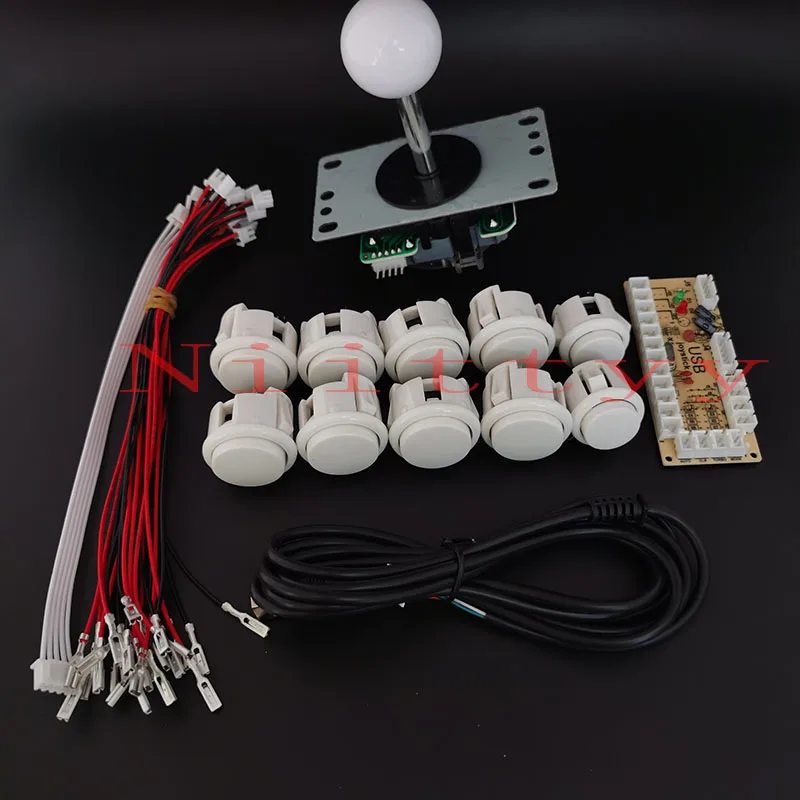 Аркадный шкаф джойстик DIY Kit Zero Delay USB энкодер для ПК PS3 Sanwa Джойстик Аркада кнопки