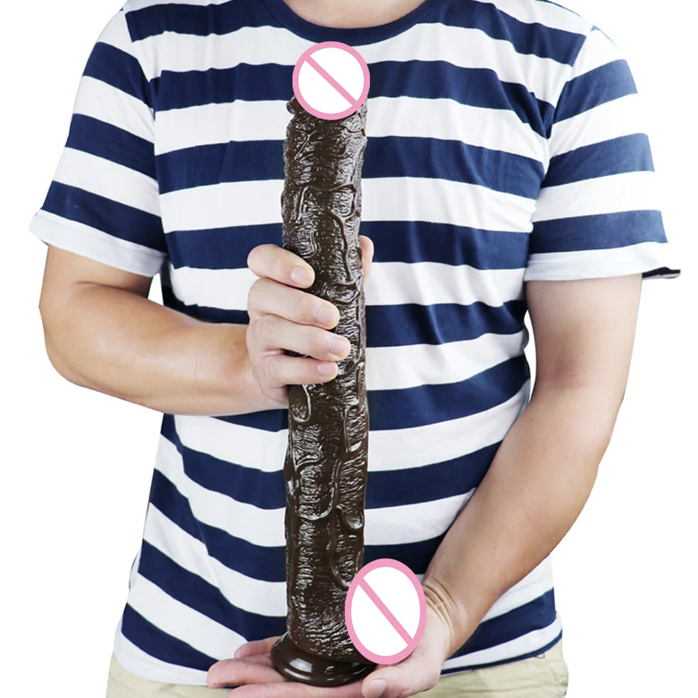 43*5 5 см длинный фаллоимитатор с присоской реалистичный пенис большой член