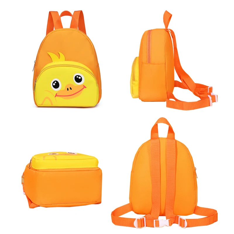 

Cartoon Animal Baby Backpack Nylon Anti-slip Travel Bag Lightweight Cute Toddler Schoolbag Large Capacity Kindergarten Bookbag