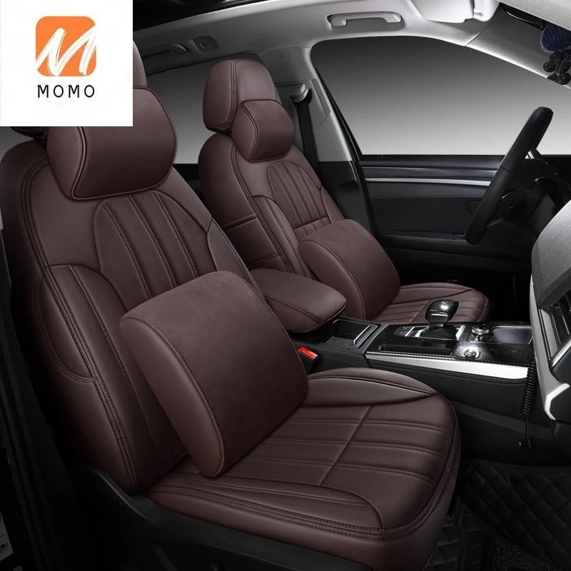 

Leather Seat Cover Special Car Seat Cushion Four Seasons Universal Cowhide Seat Cover Fully Surrounded