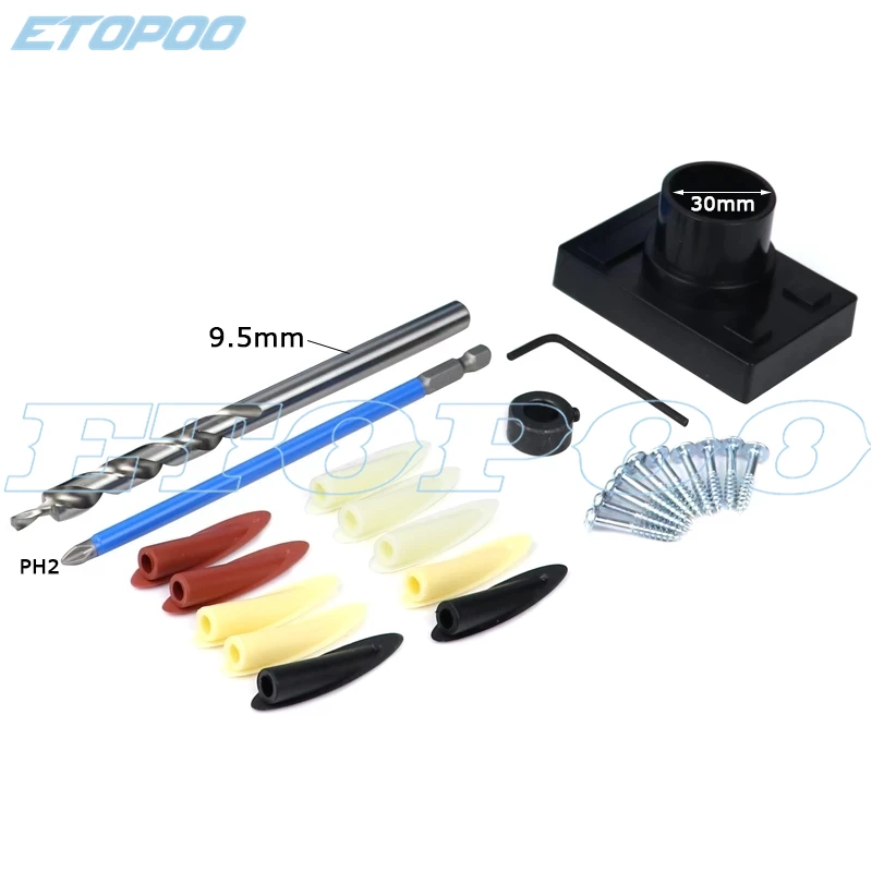 Набор кондукторов для сверления отверстий 9 5 мм деревообработки |