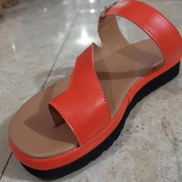 women summer sandals 2021 new buckle strap flat slippers fashion solid female shoes womens flip flop casual beach shoes