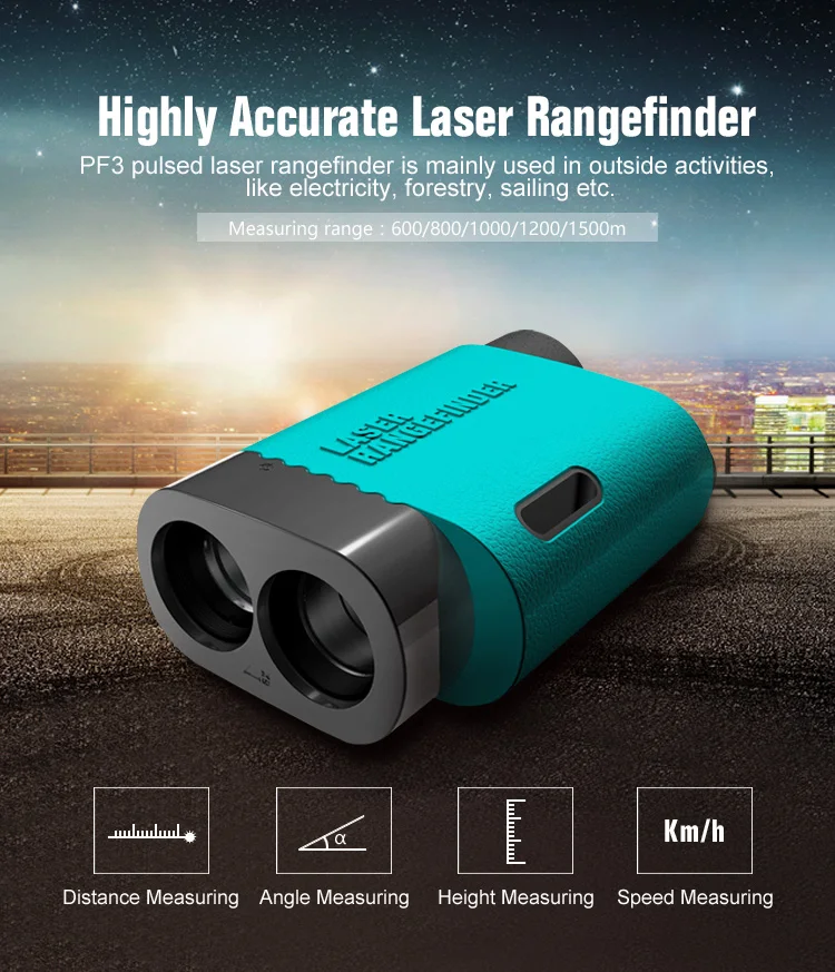 

Mileseey PF3 600M Golf Laser Rangefinder Mini Golf Slope Adjusted Mode Sport for Hunting deko