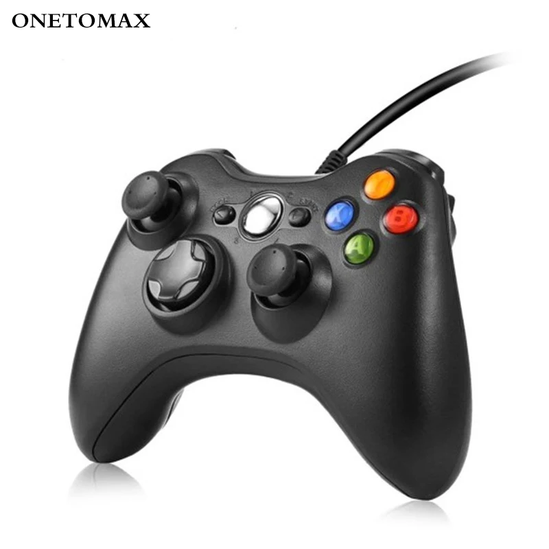 Проводной USB геймпад с двойной вибрацией джойстик для Xbox 360 контроллер Microsoft Windows 7