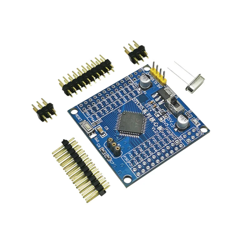 

Системная плата STC15F2K60S2, минимальная системная плата, 51 микрокомпьютер с одним чипом, макетная плата STC, 3,3 В, выходной модельный комплект