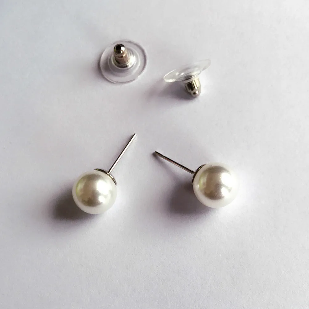 Серьги-подвески женские из 2 шт./пакет натуральных ракушек 8 мм | Украшения и