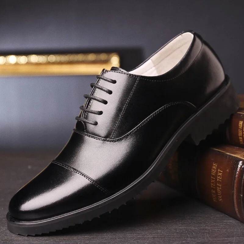 Мужская официальная обувь Size38 46 из натуральной кожи Мужские модельные туфли